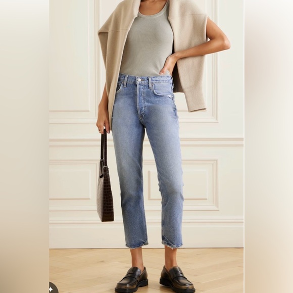 AGOLDE Riley cropped Jeans - Picture 2 of 9